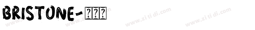 Bristone字体转换