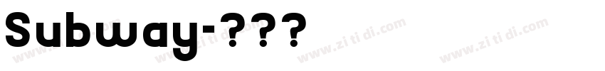 Subway字体转换