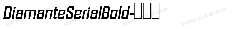 DiamanteSerialBold字体转换
