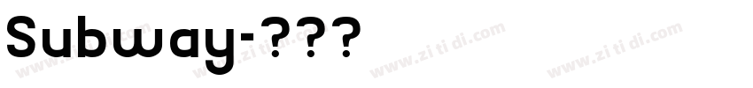 Subway字体转换