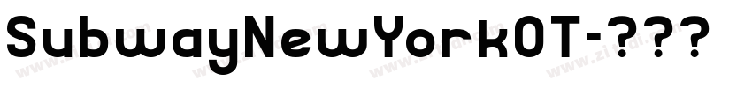 SubwayNewYorkOT字体转换