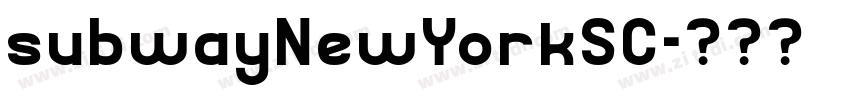 subwayNewYorkSC字体转换