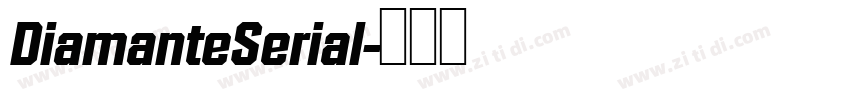 DiamanteSerial字体转换