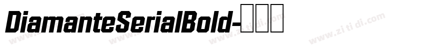 DiamanteSerialBold字体转换