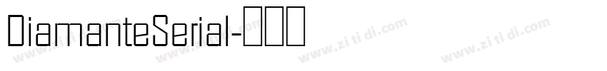DiamanteSerial字体转换