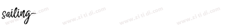 sailing字体转换