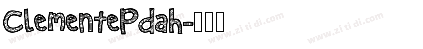 ClementePDah字体转换