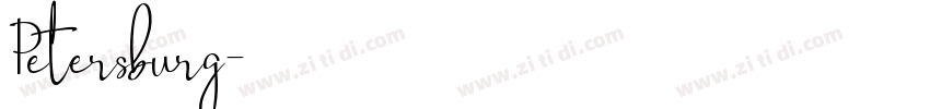 Petersburg字体转换