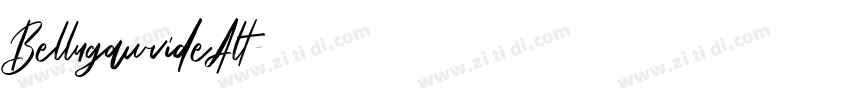 BellugawvideAlt字体转换