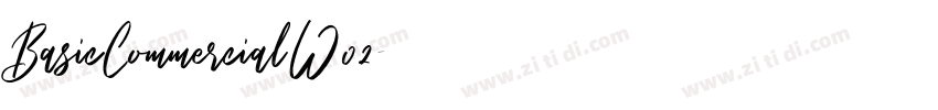 BasicCommercialW02字体转换
