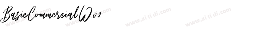 BasicCommercialW02字体转换
