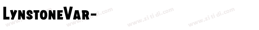 LynstoneVar字体转换