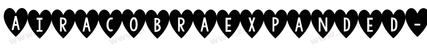 Airacobraexpanded字体转换