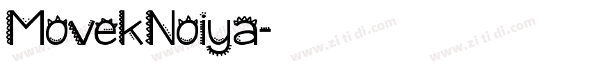 MovekNoiya字体转换
