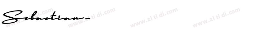 Sebastian字体转换