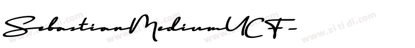SebastianMediumUCF字体转换