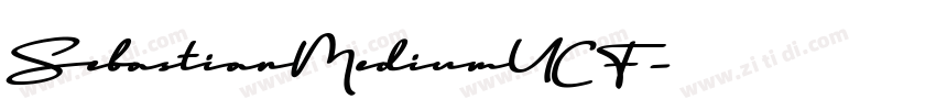 SebastianMediumUCF字体转换