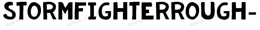 StormFighterRough字体转换