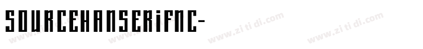sourceHanserifnc字体转换 sourceHanserifnc字体转换