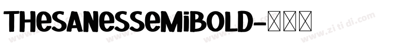 TheSanesSemiBold字体转换