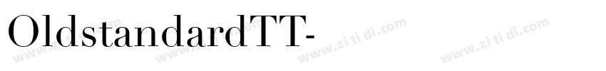 OldstandardTT字体转换