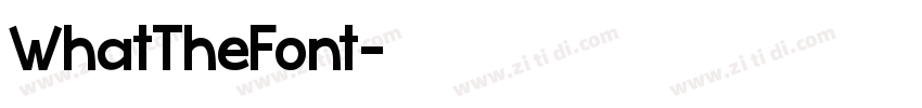 WhatTheFont字体转换