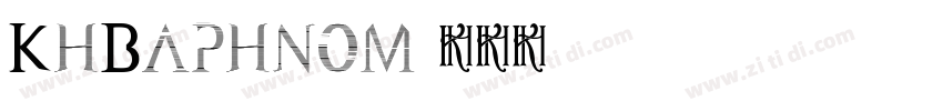 KhBaphnom字体转换
