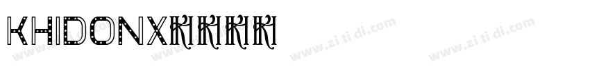 KHIdonx字体转换