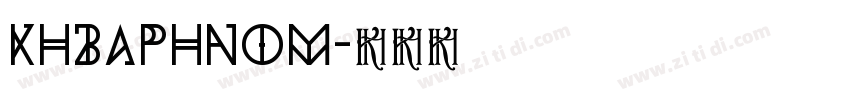 KhBaphnom字体转换