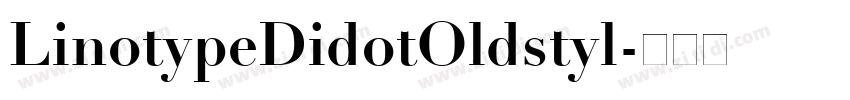 LinotypeDidotOldstyl字体转换