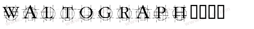 waltograph字体转换