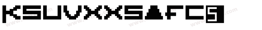 KSuvxxsafc字体转换