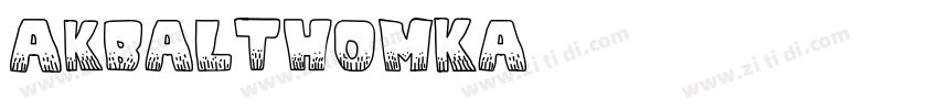 AkbalthomKa字体转换