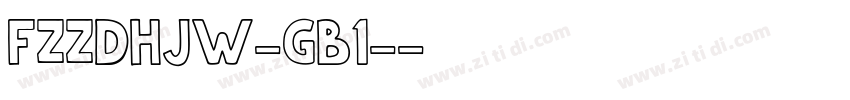 FZZDHJW-GB1-字体转换