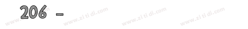 字魂206号字体转换