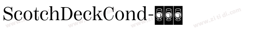 ScotchDeckCond字体转换
