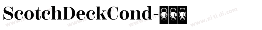 ScotchDeckCond字体转换