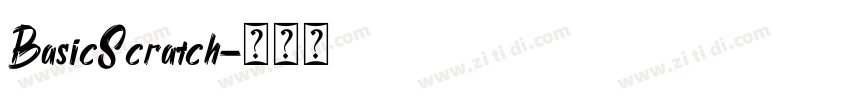 BasicScratch字体转换