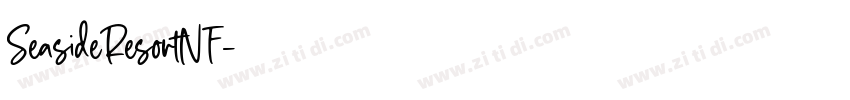 SeasideResortNF字体转换