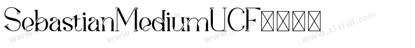 SebastianMediumUCF字体转换