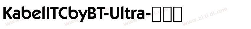 KabelITCbyBT-Ultra字体转换