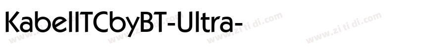 KabelITCbyBT-Ultra字体转换