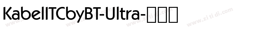 KabelITCbyBT-Ultra字体转换