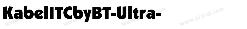 KabelITCbyBT-Ultra字体转换