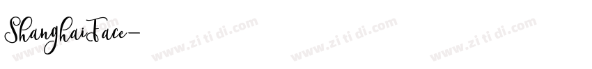ShanghaiFace字体转换