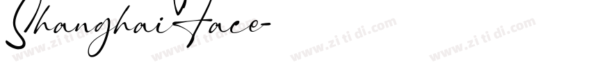 ShanghaiFace字体转换