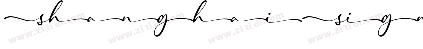 ShanghaiSignatureswa字体转换