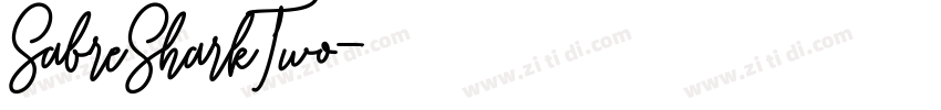 SabreSharkTwo字体转换