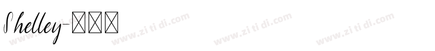 Shelley字体转换