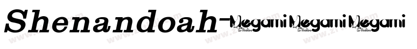 Shenandoah字体转换